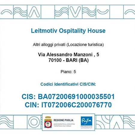 Leitmotiv Ospitality House * Bari